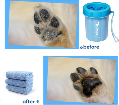 Tinioey Dog Paw Cleaner for Dogs, Dog Paw Washer