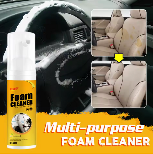 150ML Multi-Purpose Foam Cleaner Leather Clean Remover Spray Car Wash Auto Interior Household Cleaners Stain Removal